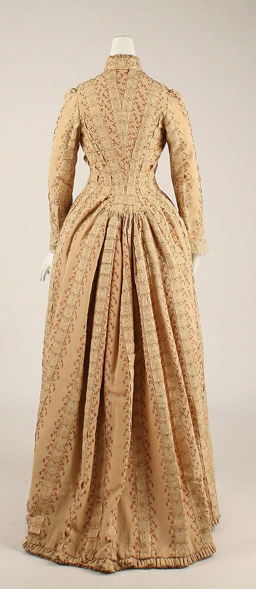 Tea gown, House of Worth (French, 1858–1956), silk, French
