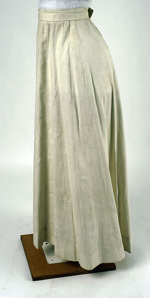 Skirt, linen, American