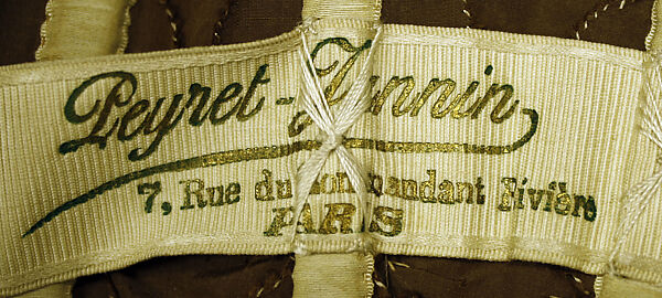 Promenade ensemble, wool, silk, French