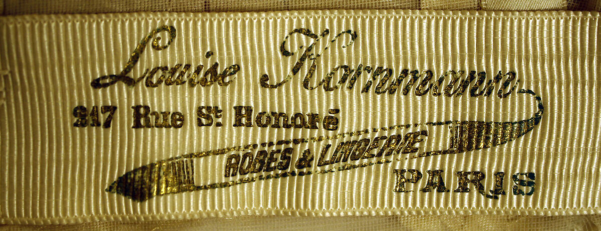 Dress, Louise Kornmann, silk, French