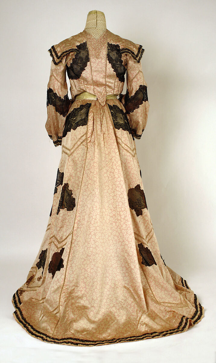 Dress, Louise Kornmann, silk, French