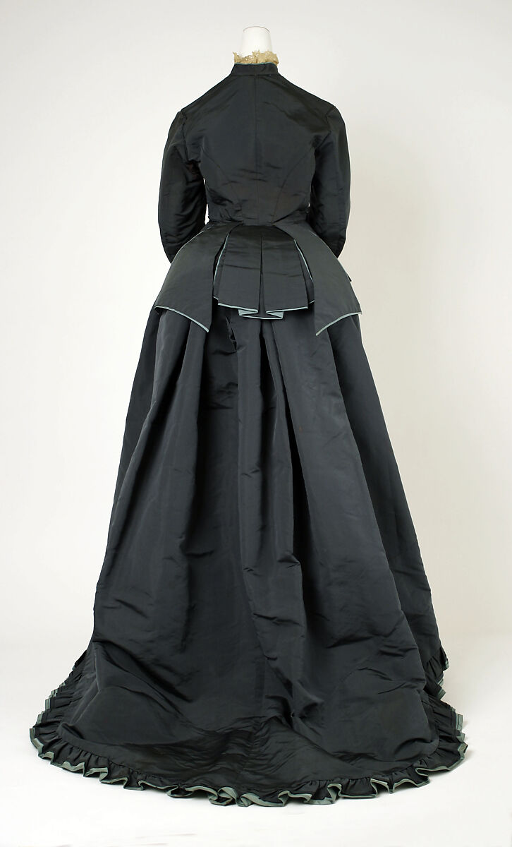 Afternoon dress, House of Worth (French, 1858–1956), silk, French