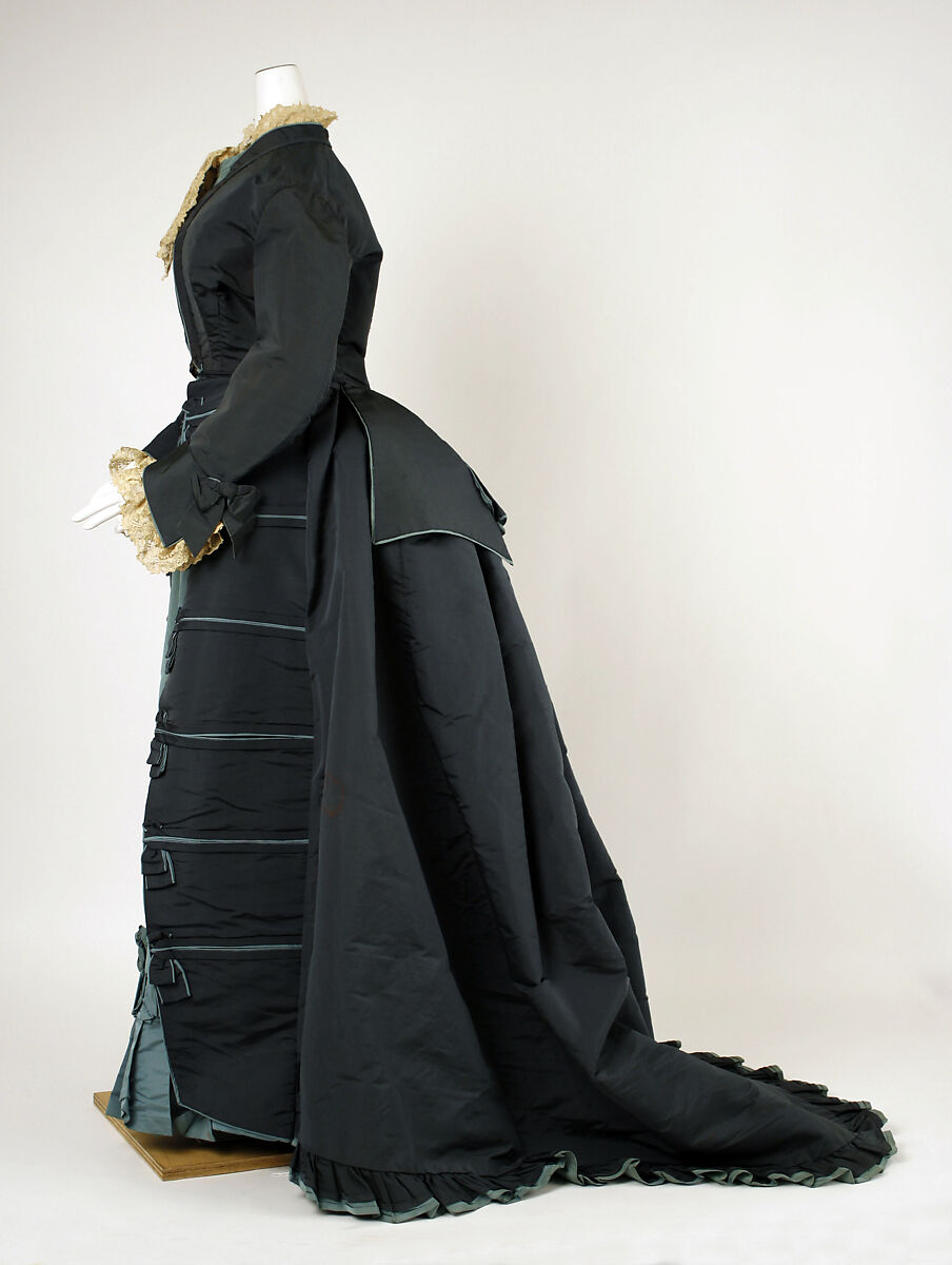 Afternoon dress, House of Worth (French, 1858–1956), silk, French