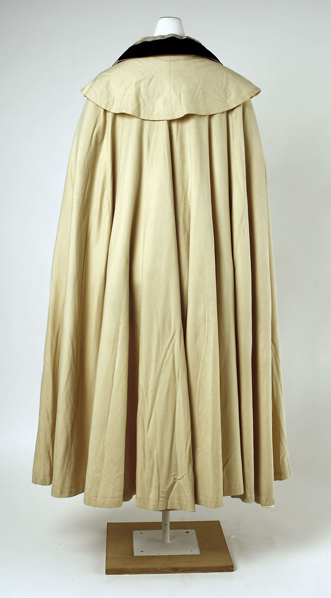 Mantle, House of Worth (French, 1858–1956), wool, silk, French