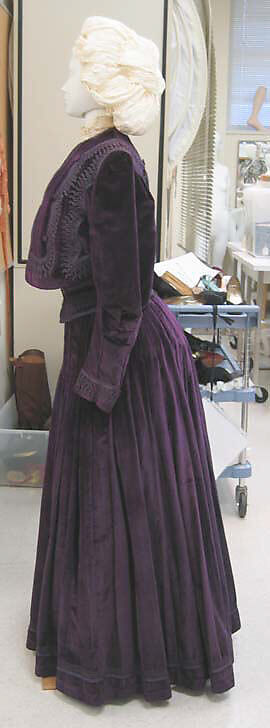 Afternoon suit, House of Worth (French, 1858–1956), silk, cotton, French