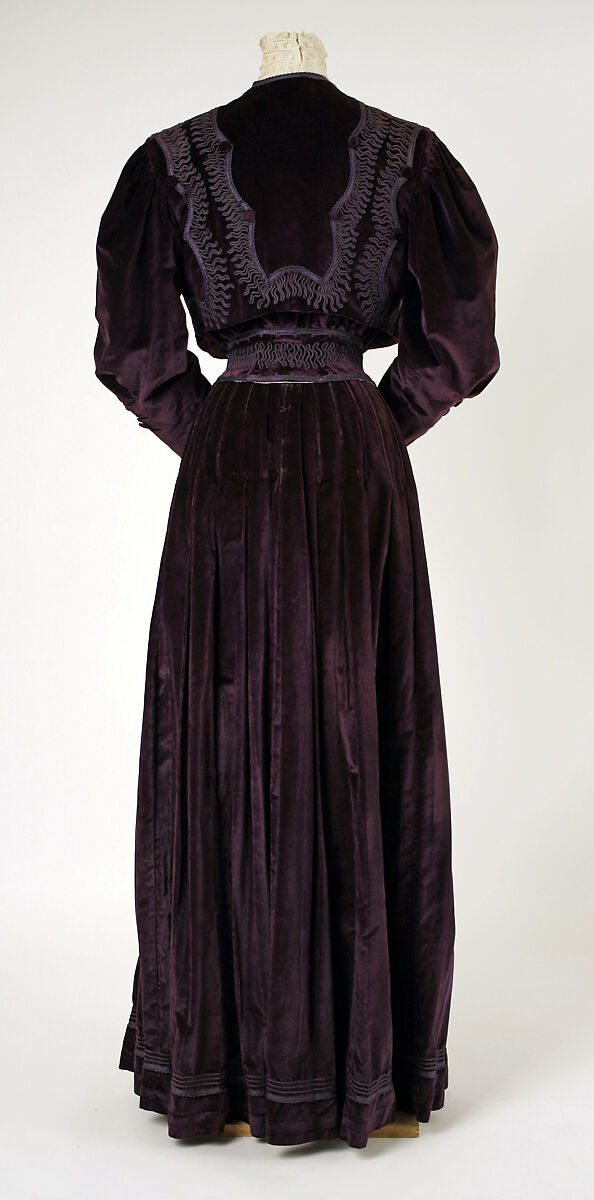 Afternoon suit, House of Worth (French, 1858–1956), silk, cotton, French