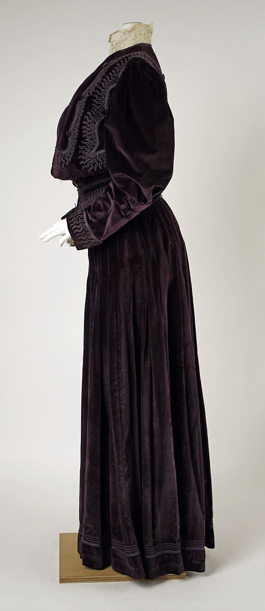 Afternoon suit, House of Worth (French, 1858–1956), silk, cotton, French