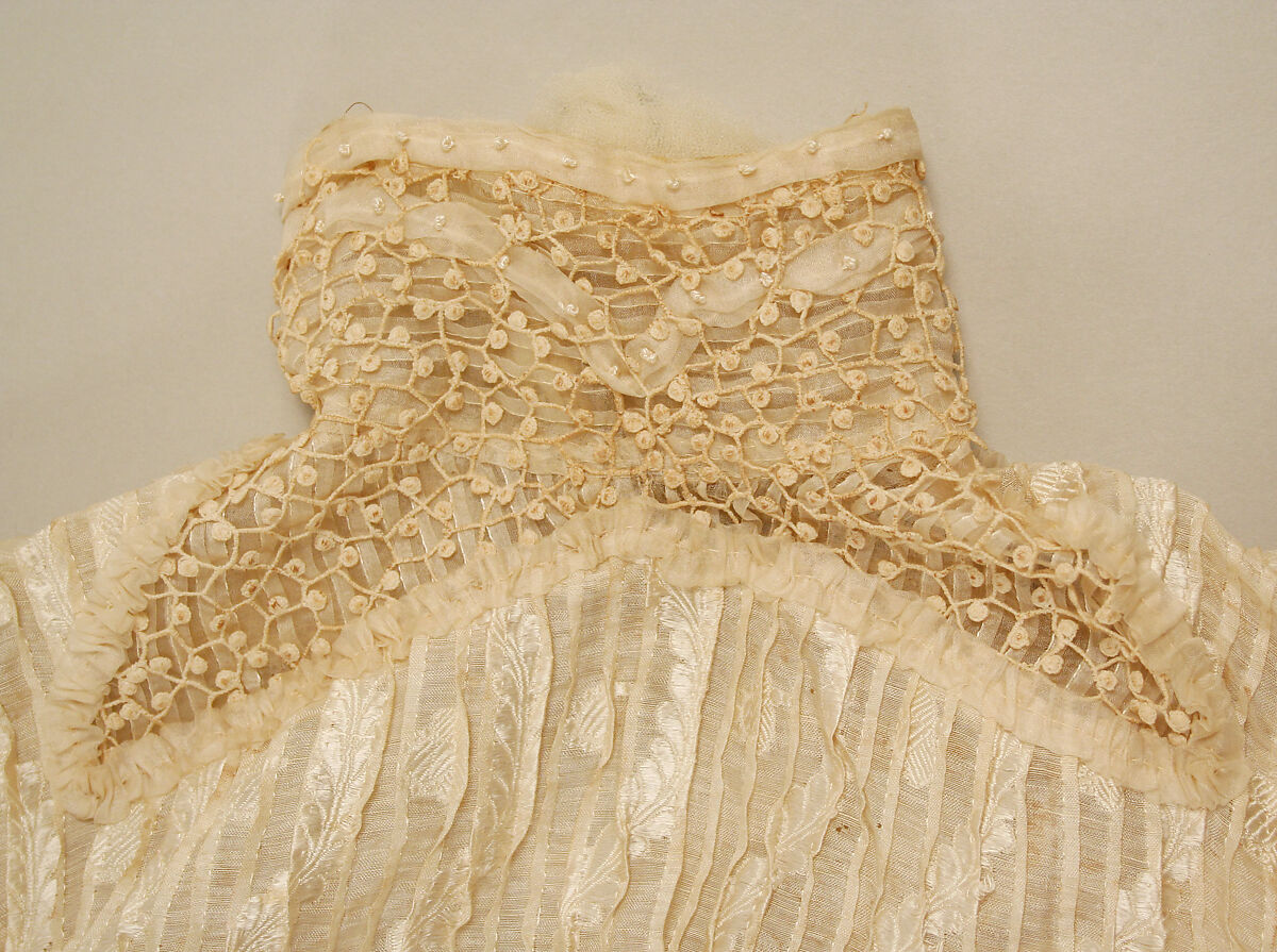 Dress, silk, American