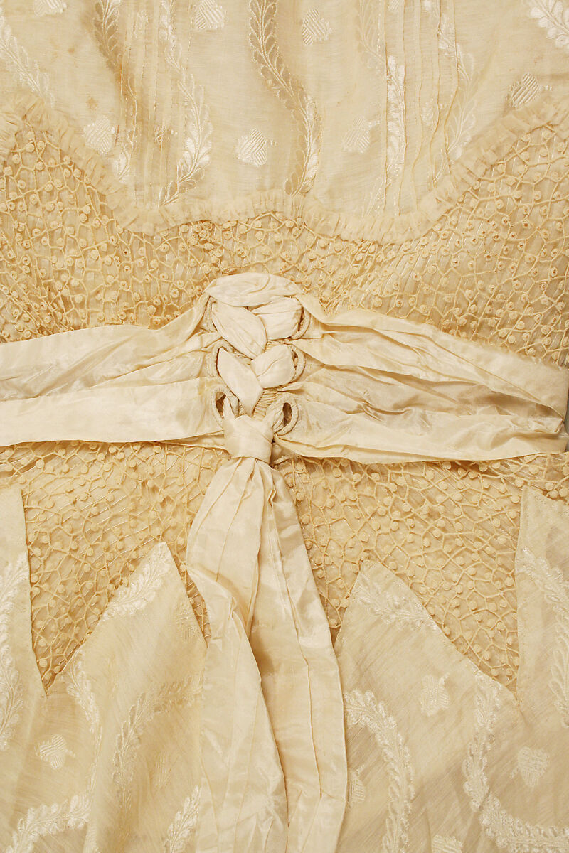 Dress, silk, American