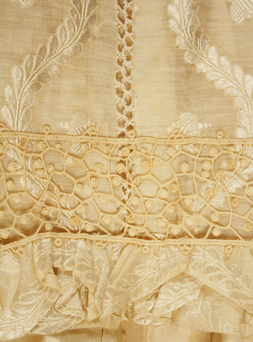 Dress, silk, American