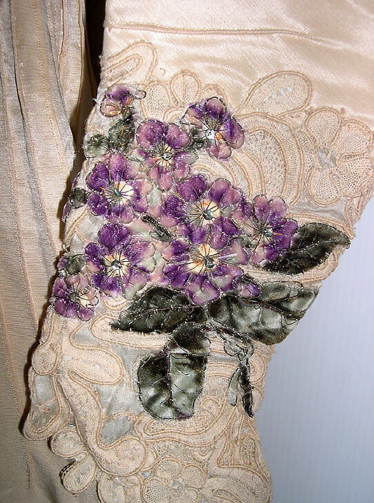 Dress, silk, American