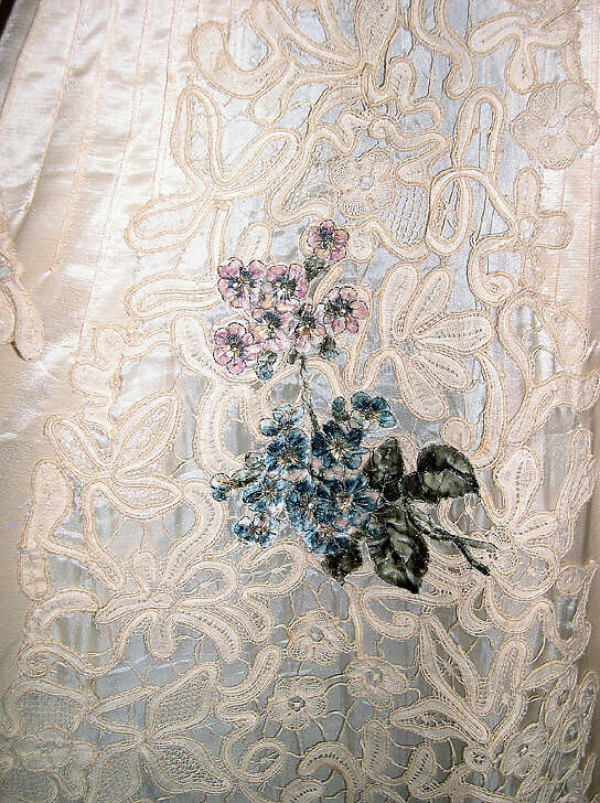 Dress, silk, American