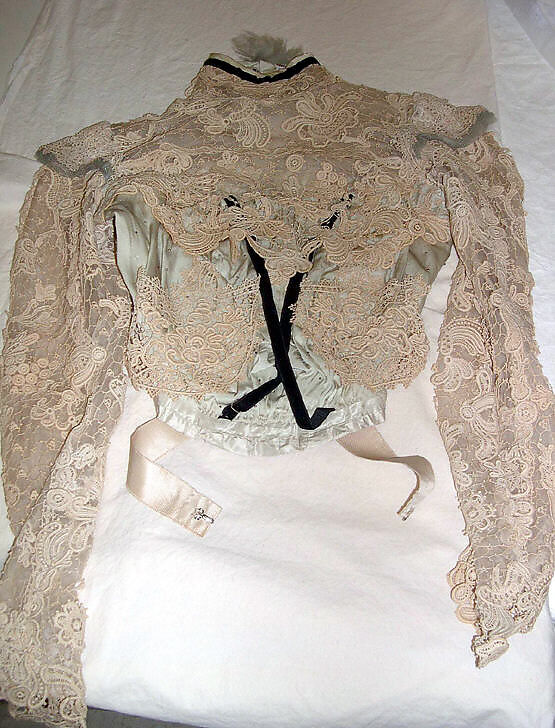 Dress, silk, American