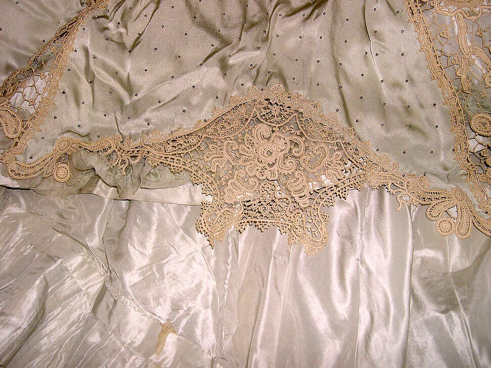 Dress, silk, American