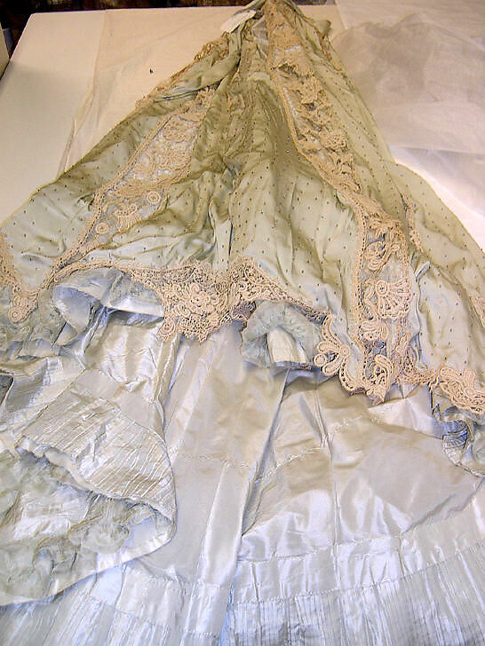 Dress, silk, American