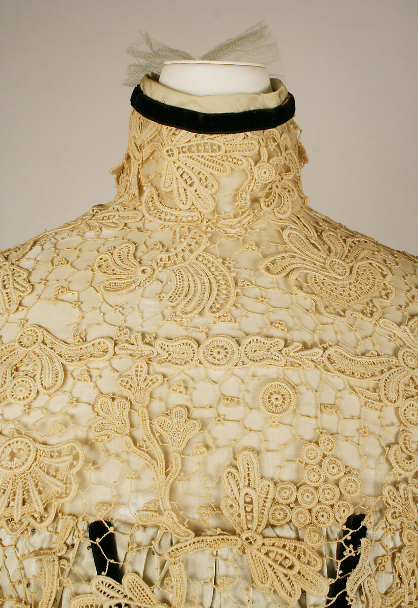 Dress, silk, American