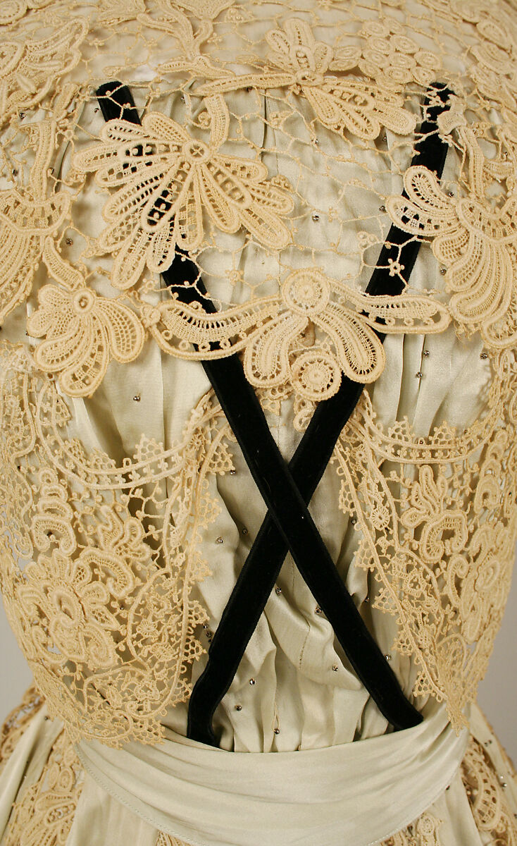 Dress, silk, American