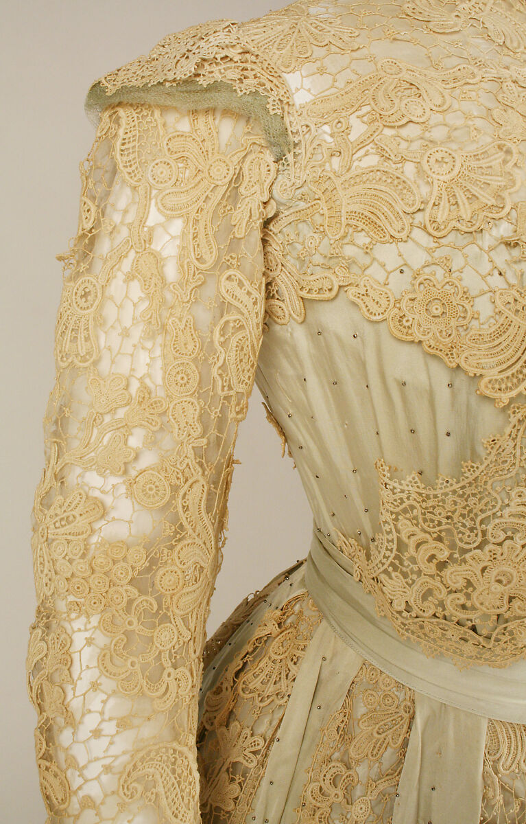 Dress, silk, American