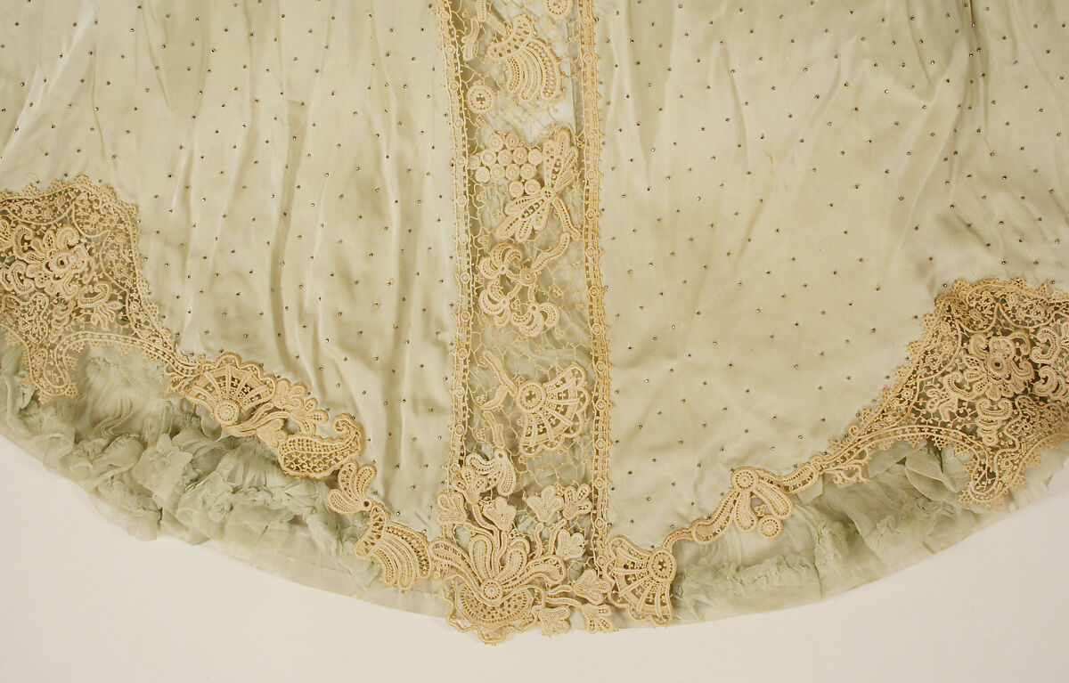 Dress, silk, American