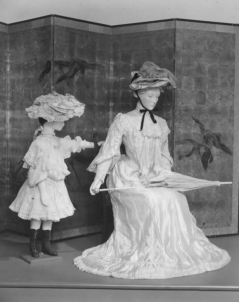 Dress, silk, American