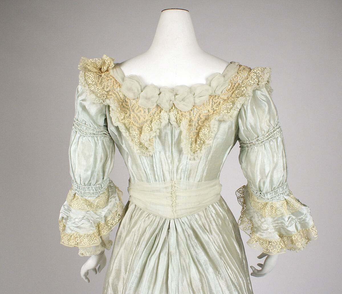 Dress, silk, American