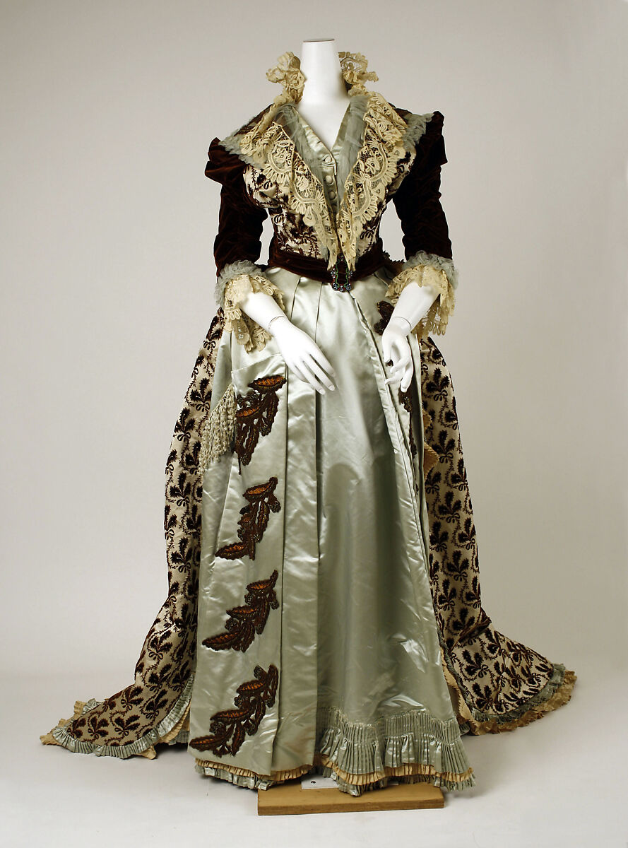 Dress, House of Worth (French, 1858–1956), silk, French 