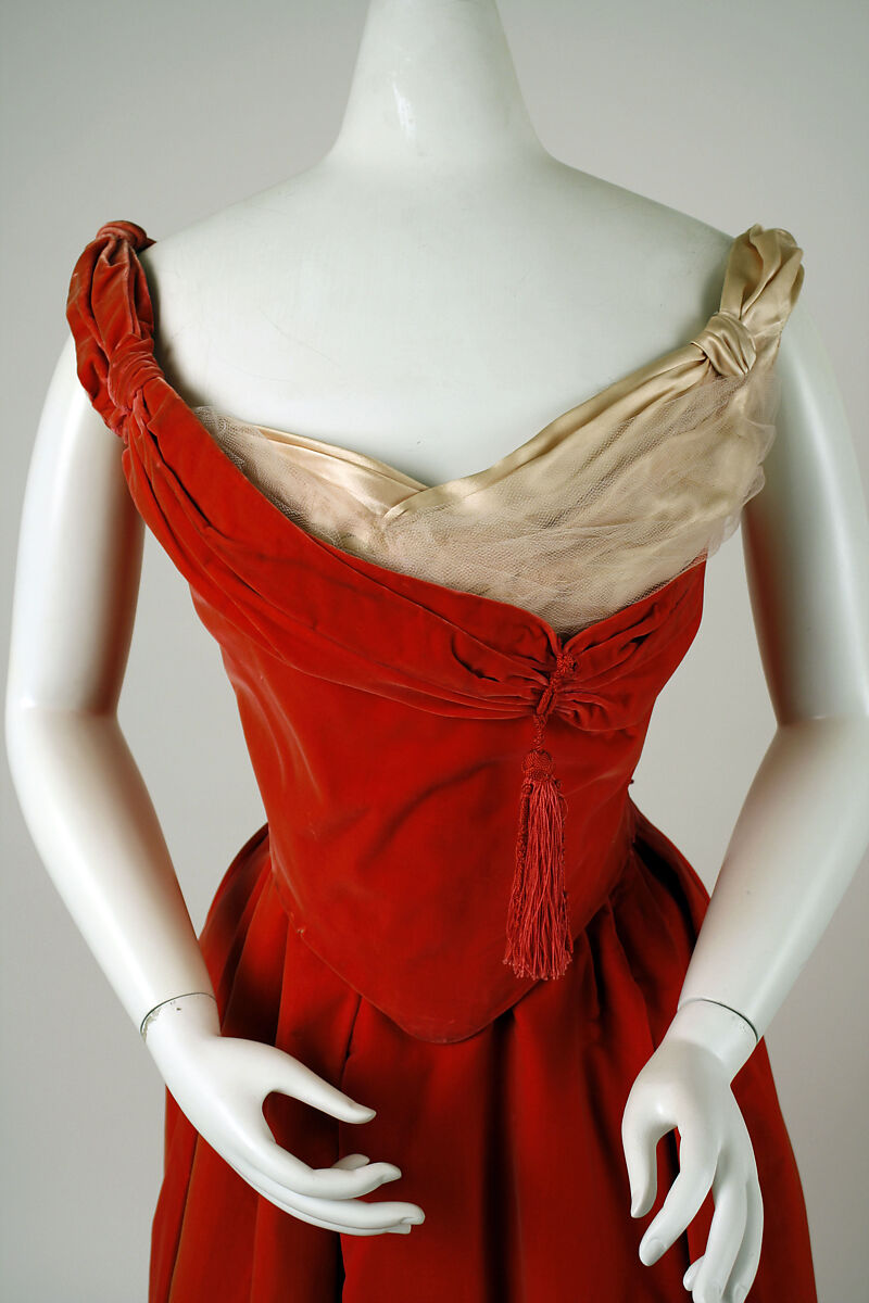 Ball gown, Attributed to House of Worth (French, 1858–1956), silk, French