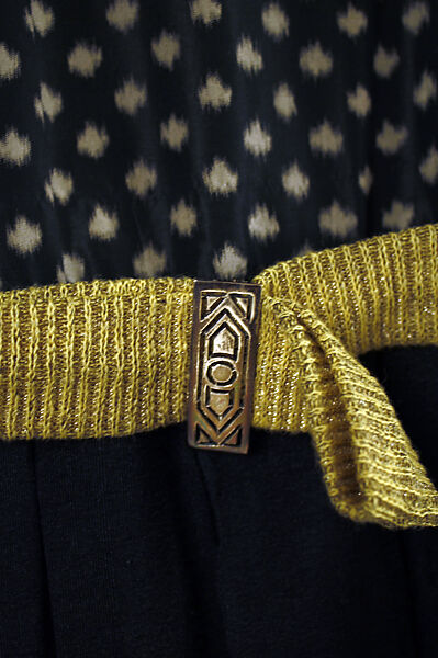 Ensemble, House of Worth (French, 1858–1956), silk, metallic thread, fur, silver, French