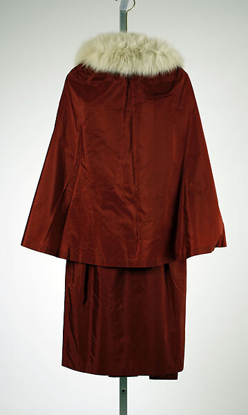 Ensemble, House of Worth (French, 1858–1956), silk, wool, fur, cotton, French