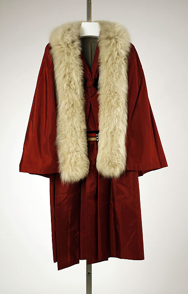Ensemble, House of Worth (French, 1858–1956), silk, wool, fur, cotton, French 