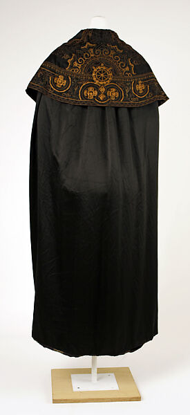 Cape, House of Worth (French, 1858–1956), silk, metallic thread, French