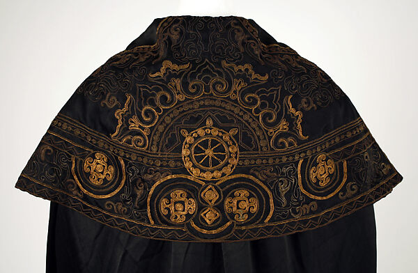 Cape, House of Worth (French, 1858–1956), silk, metallic thread, French