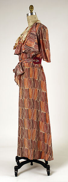 Ensemble, House of Worth (French, 1858–1956), wool, silk, metal, French