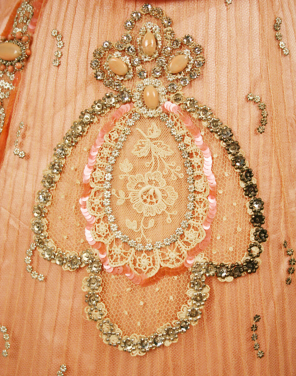 Ball gown, silk, French