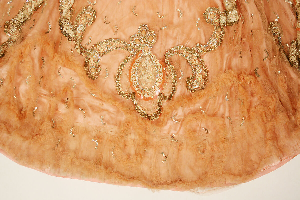 Ball gown, silk, French