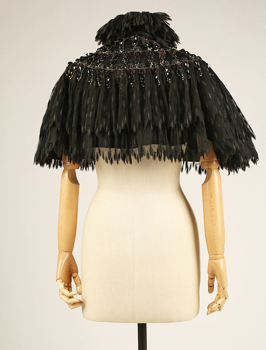 Cape, L.P. Hollander &amp; Co. (American), silk, beads, American