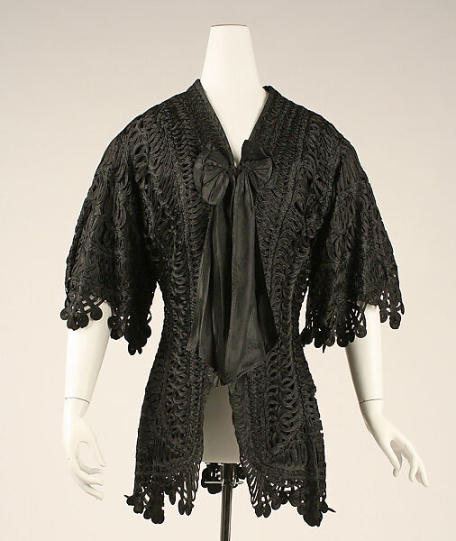 Coat, silk, American 