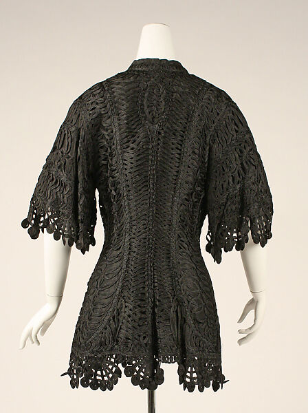 Coat, silk, American