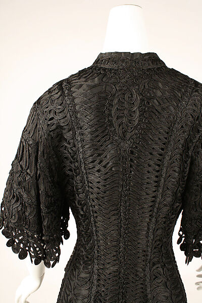 Coat, silk, American