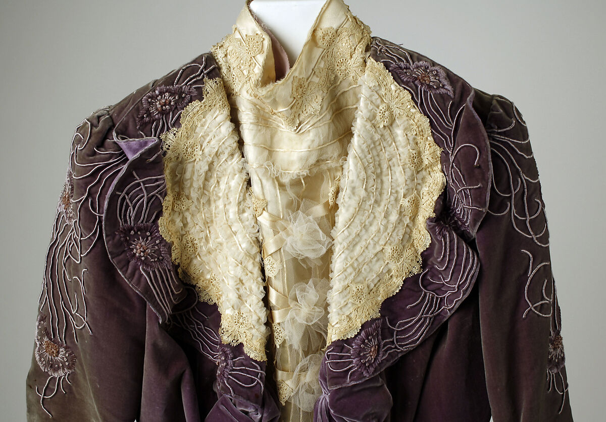 Promenade dress, Jennings &amp; Company (American, founded 1875), silk, American