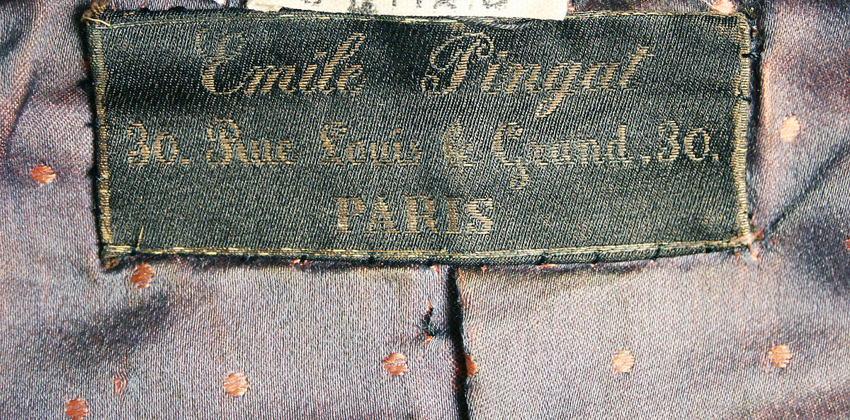 Coat, Maison Pingat (French), silk, French