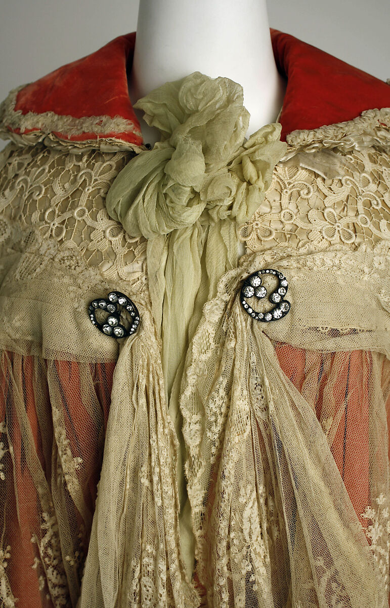 Cape, silk, cotton, French