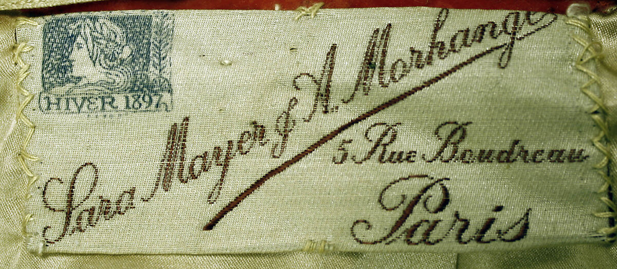 Cape, silk, cotton, French