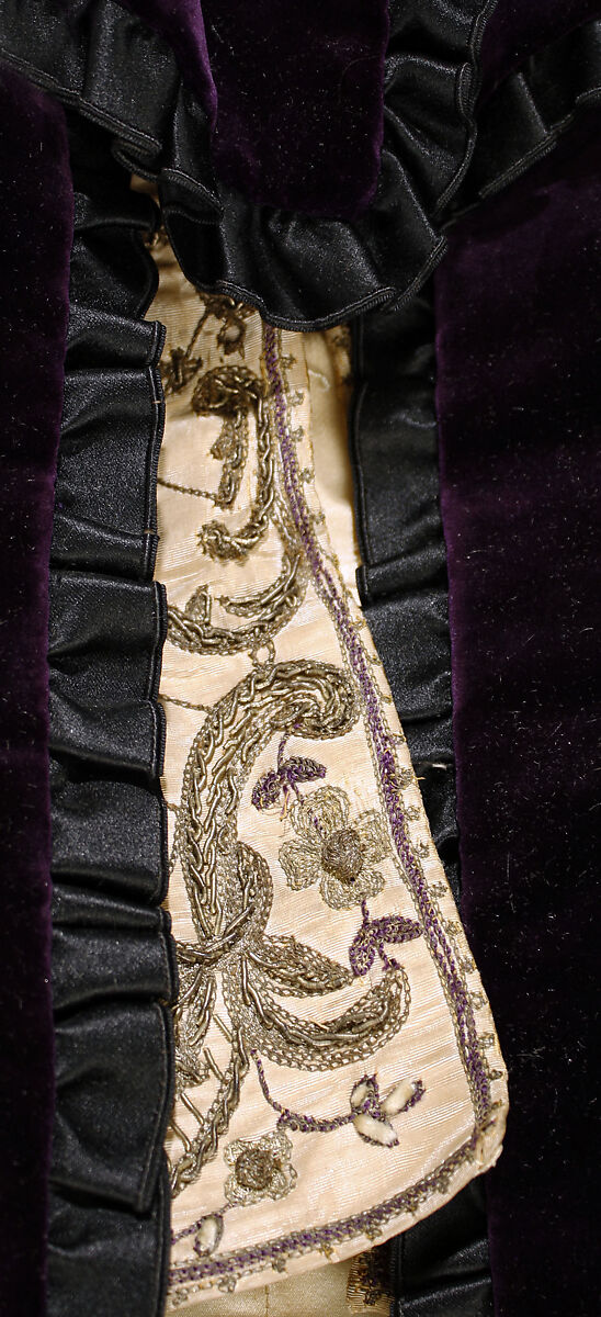 Suit, James McCreary and Co., N.Y. (American), wool, silk, metallic thread, American