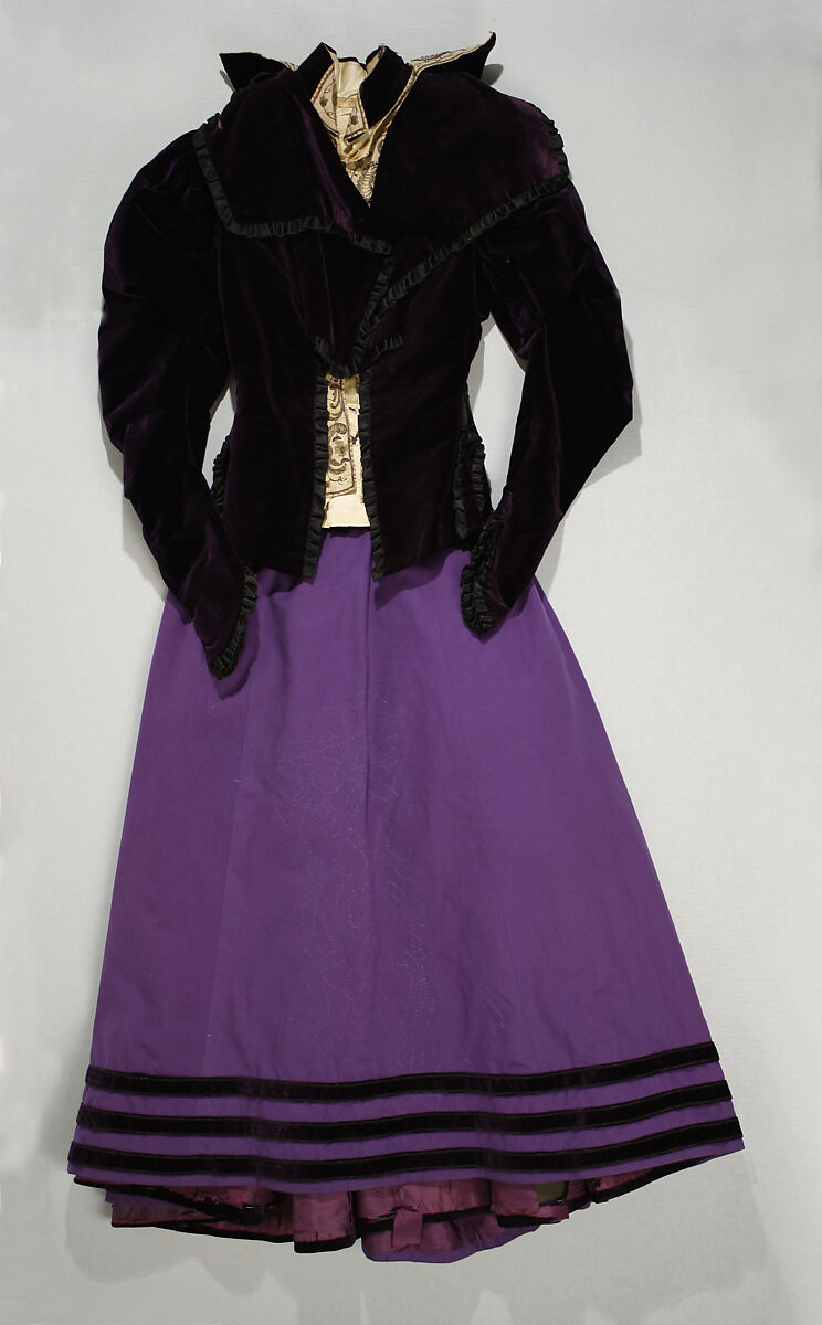 Suit, James McCreary and Co., N.Y. (American), wool, silk, metallic thread, American