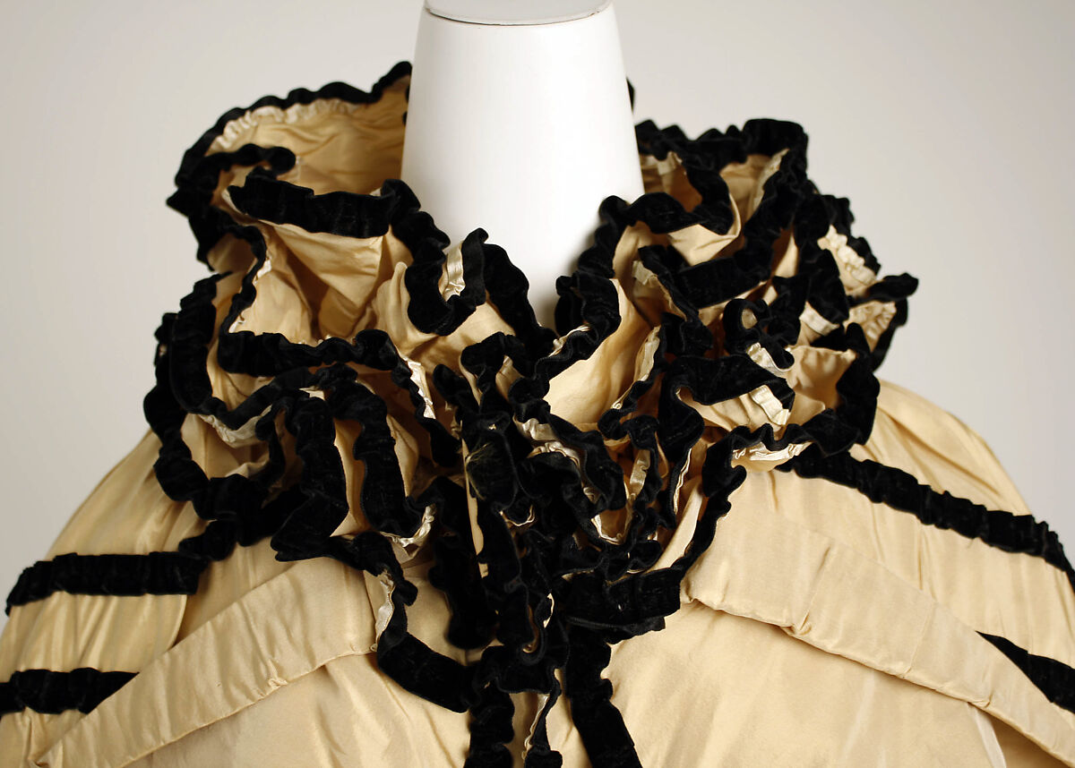 Evening cape, Caroline Reboux (French, active 1870–1956), silk, French