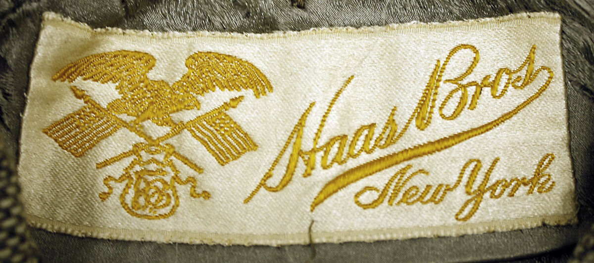 Jacket, Haas Brothers Importers, wool, American