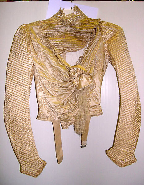 Wedding dress, silk, British