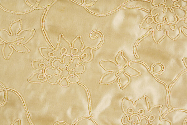 Wedding dress, silk, British