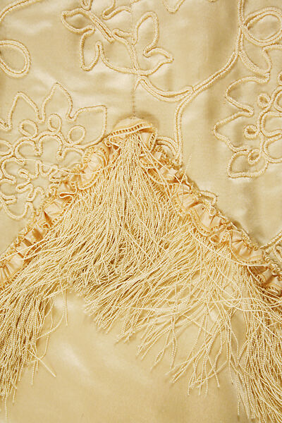 Wedding dress, silk, British